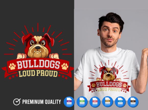 Bulldogs Loud Proud T-Shirt Design Store