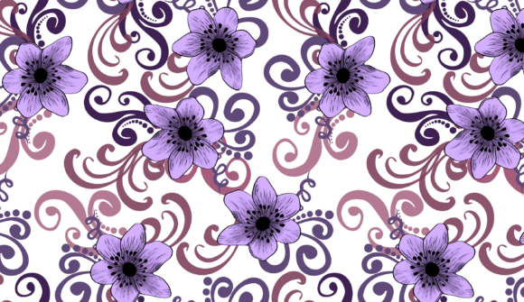 Filigree Elegant Seamless Pattern Png