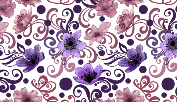 Filigree Floral Seamless Pattern Png: A Versatile Design Asset for Creative Projects