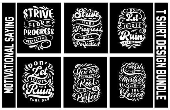 How Motivational Saying T-shirt Design Bundle is Revolutionizing the Print on Demand Industry