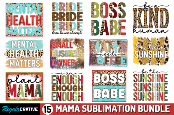 Mama Sublimation Bundle