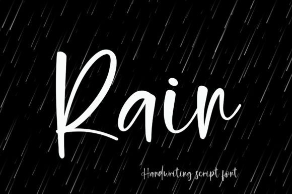 Rain: A Fresh and Beautiful Handwritten Font for Modern Design Needs